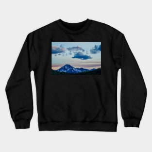 Snowmass Village mountain peak at sunset Crewneck Sweatshirt